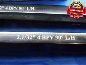 NEW 2 1/32 4 BPV 90 DEG LH API THREAD PLUG GAGE 2.03125 GO NO GO = 1.9870 1.9965 - DW27569AT4