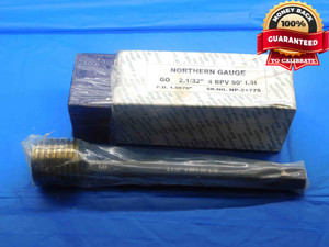 NEW 2 1/32 4 BPV LH API BACK PRESSURE VALVE THREAD PLUG GAGE GO ONLY PD = 1.9870 - DW27570AT4