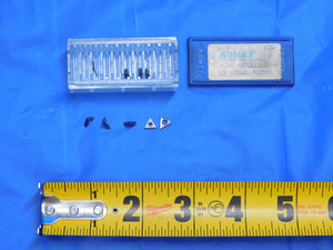 8pcs KOMET W30040600203 U3 8002L P25M CARBIDE TURNING INSERTS INDEXABLE - AJ0662RDT