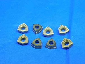 8pcs NEW KOMET W27 20000.0460 TiN COATED CARBIDE TURNING INSERTS INDEXABLE - BR4510RDT
