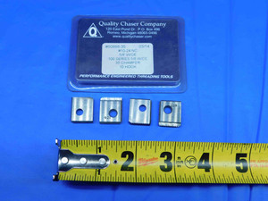 4pcs NEW QUALITY CHASER CO. #10-24 NC 100 SERIES 5/8 WIDE HSS THREADING INSERTS - BR4522RDT