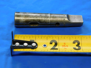 CLEVELAND 779005 SPLIT SLEEVE DRIVER FOR 19/64" DRILL MORSE TAPER #2 MT2 .296875 - JC3190AB3