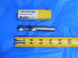 MORSE 35/64 O.D. HSS SCREW MACHINE LENGTH TWIST DRILL BIT 0.54 SHANK .5468 USA - AJ0825LBR
