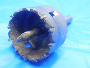 RELTON CARBIDE TIPPED HOLE CUTTER 2 1/4" DIAMETER 1/2 SHANK MADE IN USA 2.250 - AJ0848AU4