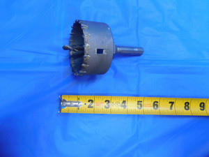 RELTON CARBIDE TIPPED HOLE CUTTER 3" DIAMETER 1/2 SHANK MADE IN USA 3.0 .500 - AJ0847AU4