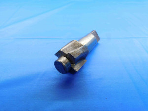 17/32 INTERCHANGEABLE PILOT 25MM O.D. HSS COUNTERBORE STUB TAPER #2 SHANK 4 FL