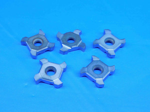 5pcs NEW WISC GROOVIDEX 571-130-33 M45 CARBIDE GROOVING INSERTS INDEXABLE - CB3848RDT
