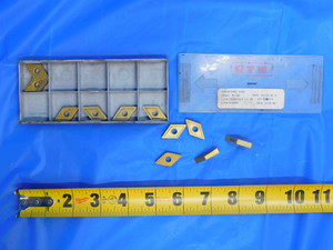 11pcs NEW RTW DNMG 432E RC706 TiN COATED CARBIDE TURNING INSERTS INDEXABLE CNC - AJ0891RDT