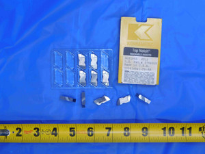 10pcs NEW KENNAMETAL NG3189R 100414941-F8-RR K313 CARBIDE GROOVING INSERTS - AJ0889RDT