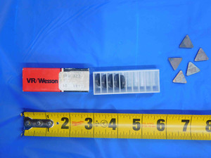 10pcs NEW VR / WESSON TPU 323 VR77 CARBIDE TURNING INSERTS INDEXABLE CNC - AJ0915RDT