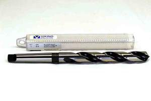 VIKING 3/4 O.D. HSS TWIST DRILL BIT 14550 MORSE TAPER #2 SHANK .75 MT2 USA MADE - MS6973VDT