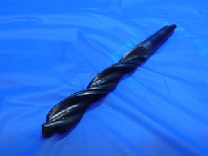 MORSE .406 x .474 HSS COUNTERBORE TWIST DRILL BIT MORSE TAPER #2 SHANK MT2 USA - AJ1084AB3