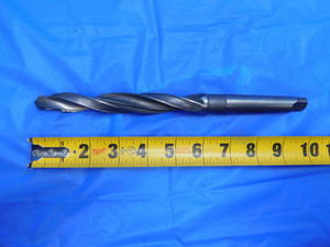 .558 x .750 HSS CARBIDE TIPPED TWIST DRILL BIT MORSE TAPER #2 SHANK MT2 - AJ1095AB3