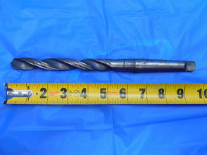 0.62 O.D. HSS TRIPLE MARGIN TWIST DRILL BIT MORSE TAPER #2 SHANK 5.62 LOC MT2 - AJ1092AB3
