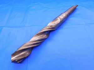 1.136 O.D. HSS TRIPLE MARGIN TWIST DRILL BIT MORSE TAPER #3 SHANK 6 1/8 LOC MT3 - CB3899AB3