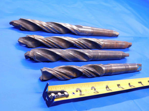 4 PC. LOT OF COUNTERBORE DRILL BITS 3/4 CUT DIA .515 PILOT OD MORSE TAPER #2 MT2 - CB3905AB3