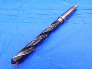 CLEVELAND 53/64 O.D. HSS TWIST DRILL BIT MORSE TAPER #3 SHANK .8281 MT3 - CB3867LVR