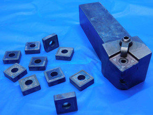 CARBOLOY MSRNL-20-6D LATHE TURNING TOOL HOLDER 1 1/4 SHANK SNMG 644E INSERTS - AJ1240AZ3