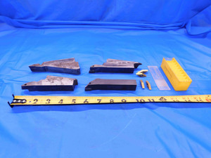 5 PC. LOT OF VBMT 332 CARBIDE INSERT TURNING TOOLS SVLBL-12-3 MACHINIST TOOLING - CB4014AZ3