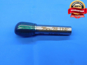 CERTIFIED 1/4 28 UNF 2B THREAD PLUG GAGE .25 .250 .2500 NO GO ONLY P.D. = .2311 - DW27774RD