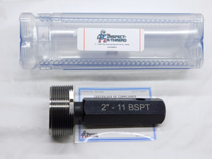 NEW 2" 11 BSPT PIPE THREAD PLUG GAGE 2.0 2.00 2.000 2.0000 BRITISH TAPER 2"-11 - MS6994LZ