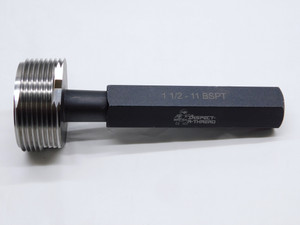NEW 1 1/2 11 BSPT PIPE THREAD PLUG GAGE 1.5 1.50 1.500 1.5000 BRITISH B.S.P.T. - MS6989LZ