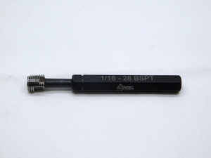 NEW 1/16 28 BSPT PIPE THREAD PLUG GAGE .0625 BRITISH TAPER 1/16-28 B.S.P.T. - MS6990LZ