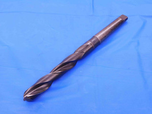 UTD 23/32 O.D. HSS TWIST DRILL BIT MORSE TAPER #2 SHANK 4 1/2 LOC .7187 MT2 - CB4144AN4