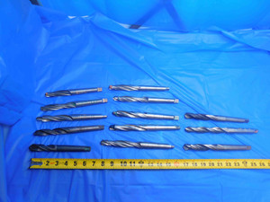 LOT OF HSS COUNTERBORE / PILOTED TWIST DRILL BITS 3/4 CUTTING DIAMETERS MT2 - AJ1403BJ3