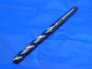 STANDARD 43/64 O.D. HSS TWIST DRILL BIT MORSE TAPER #2 SHANK 4.93 LOC .6718 MT2 - AJ1504AN4