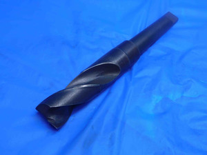 1.3 O.D. HSS FLAT BOTTOM TWIST DRILL BIT MORSE TAPER #3 SHANK 2 1/2 LOC MT3 CNC - AJ1487AN4