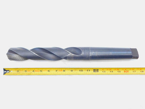 1 3/4 O.D. HSS TWIST DRILL BIT MORSE TAPER #5 SHANK 8 1/2 LOC 1.75 MT5 USA