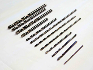 NEW 12PCS LOT OF DAGGER HSS TWIST DRILL BITS SIZES RANGE FROM 2mm TO 11/64 CNC - BR4899MJT