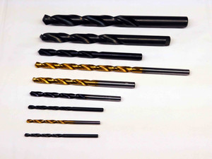 NEW 9 PCS DAGGER HSS TWIST DRILL BITS SIZES RANGE FROM 2.5 - 10mm TiN TiCN CNC - BR4900MJT