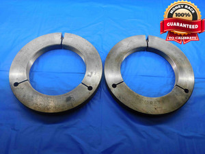 6 5/8 12 UNS 2A THREAD RING GAGES 6.625 6.6250 GO NO GO P.D.'S = 6.5688 & 6.5619 - DW28055RD
