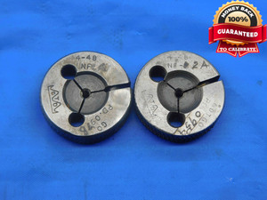 BUDGET 4 48 NF 2A THREAD RING GAGES #4 .112 GO NO GO P.D.'S = .0985 & .0954 - DW28113RD