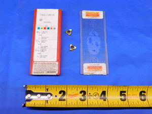 2pcs NEW SANDVIK R166.0L-11UN01-240 1020 TiN COATED CARBIDE THREADING INSERTS - BR5085TBB1