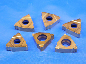 6pcs NEW SANDVIK R166.0G16UN01-200 1020 TiN COATED CARBIDE THREADING INSERTS - BR5076TBB1