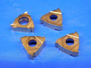 4pcs NEW SANDVIK R166.0G-UN01-120 1020 TiN COATED CARBIDE THREADING INSERTS - BR5087TBB1