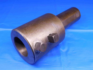 WARNER & SWASEY M-1698 2" I.D. SOLID END MILL TOOL HOLDER ADAPTER 2" SHANK CNC - BR5114AZ3