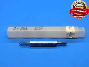 0 80 UNF 2B VERMONT THREAD PLUG GAGE #0 .060 GO NO GO P.D.'S = .0519 & .0542 - DW28237AZ4