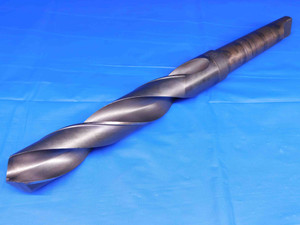CLE-FORGE 1 15/32 O.D. HSS TWIST DRILL BIT MORSE TAPER #4 SHANK 1.4687 MT4 USA - BR5209AN4