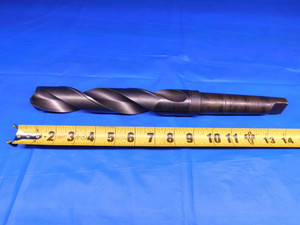 CLE-FORGE 1 15/32 O.D. HSS TWIST DRILL BIT MORSE TAPER #4 SHANK 1.4687 MT4 USA - BR5209AN4