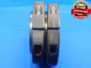 3 1/2 6 UN 2A LEFT HAND THREAD RING GAGES 3.5 GO NO GO P.D.'S = 3.3888 & 3.3792 - DW28278AX4