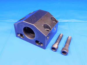 1 1/2 I.D. BORING BAR LATHE TURRET TOOL HOLDER BLOCK 45mm X 80mm BOLT PATTERN - BR5340BA4