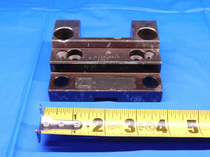 TRUDEX 2" SLOT WIDTH BOLT ON TURRET TOOL HOLDER BLOCK 45mm X 80mm BOLT PATTERN - BR5359BA4