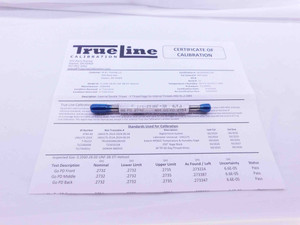 CERTIFIED 1/4 28 UNF 3B STI HELICOIL THREAD PLUG GAGE .25 GO NO GO = .2732 .2754 - DW28452TLC