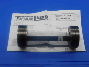 CERTIFIED 2 3/8 16 UN 3B THREAD PLUG GAGE 2.375 GO NO GO PD'S = 2.3344 & 2.3398 - DW28481TLC