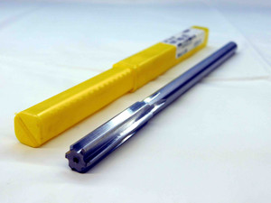 NEW L&I 0.377 O.D. HSS REAMER 6 FLUTE .377 .3770 LETTER V STRAIGHT SHANK USA - JC3800LAI
