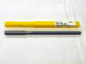 NEW L&I 0.377 O.D. HSS REAMER 6 FLUTE .377 .3770 LETTER V STRAIGHT SHANK USA - JC3800LAI